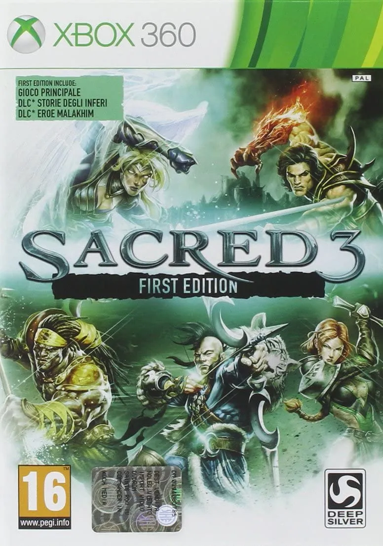 SACRED 3 FIRST EDITION XBOX 360 (versione italiana)