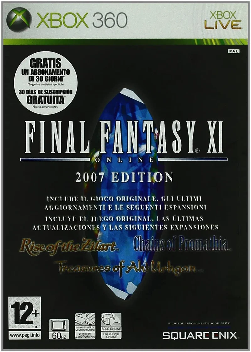 FINAL FANTASY XI-2007 EDITION XBOX 360 (versione italiana)