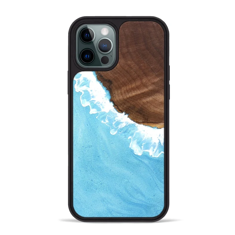 iPhone 12 Pro Max Wood Phone Case - Novalee (Coastal, 829647)