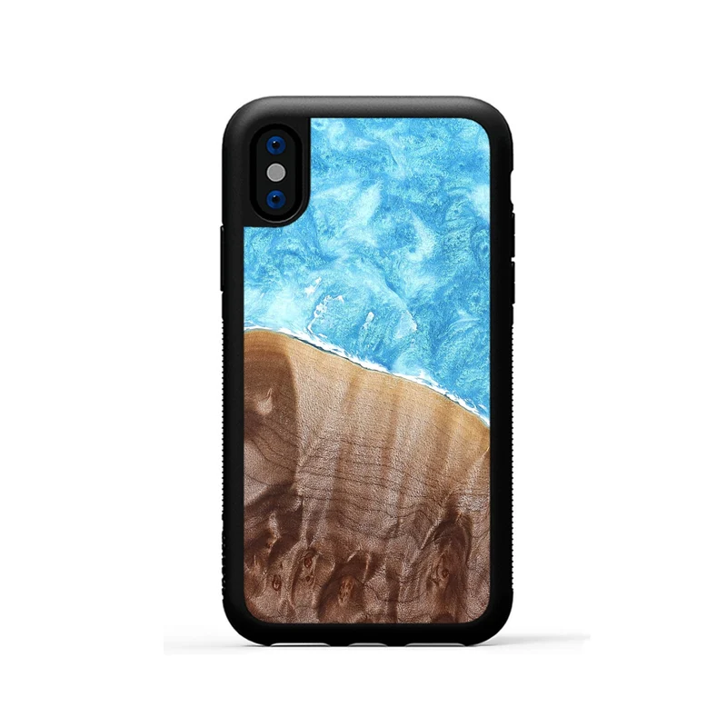 iPhone Xs Wood Phone Case - Elenora (Coastal, 829651)