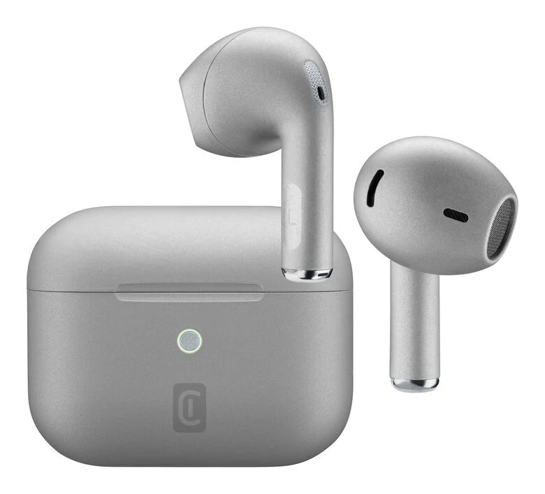 Cellularline Crystal Auricolare Wireless In-ear Musica e Chiamate Bluetooth Grigio
