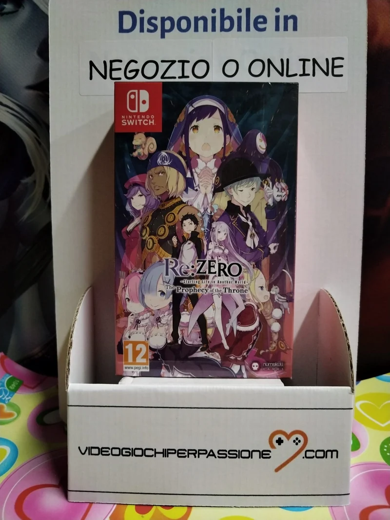 Re:ZERO − Starting Life in Another World The Throne Of Prophecy Nintendo Switch Edizione Regno Unito