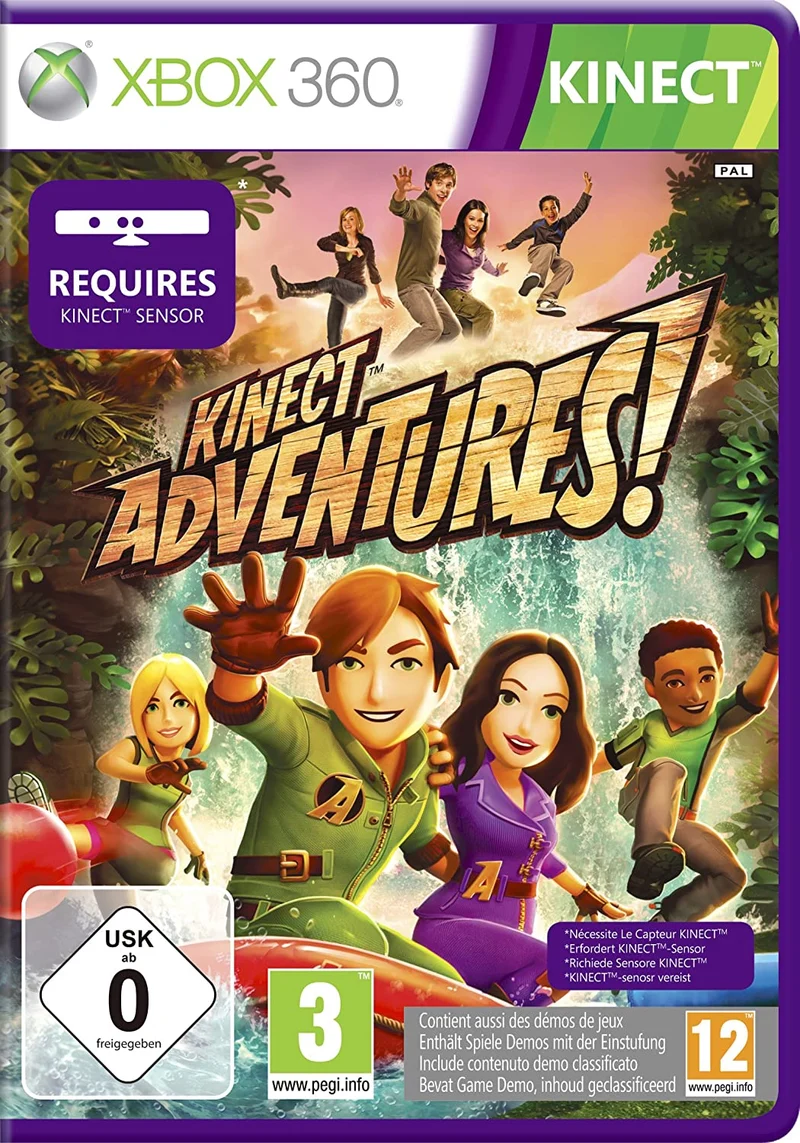 KINECT ADVENTURES! XBOX 360