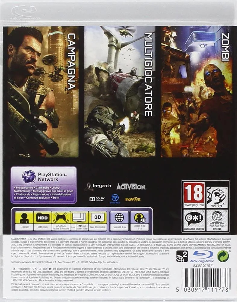 CALL OF DUTY BLACK OPS II PS3