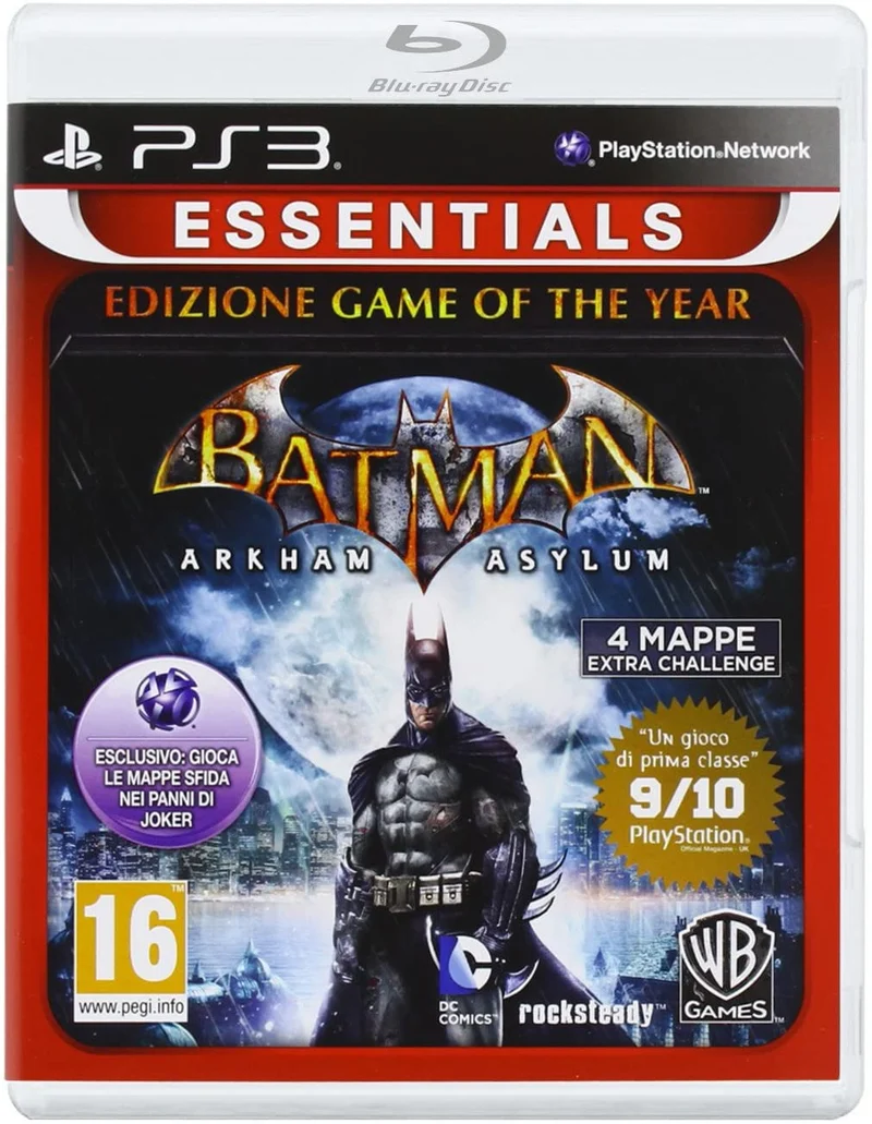 BATMAN ARKHAM ASYLUM EDIZIONE GAME OF THE YEAR PS3