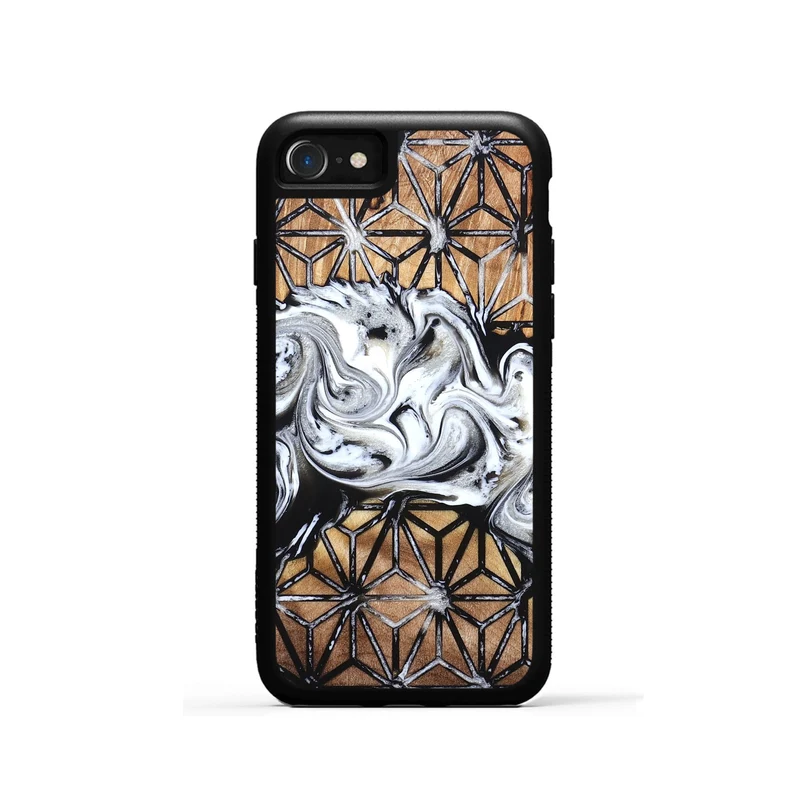 iPhone SE Wood Phone Case - Kennedy (Pattern, 829674)