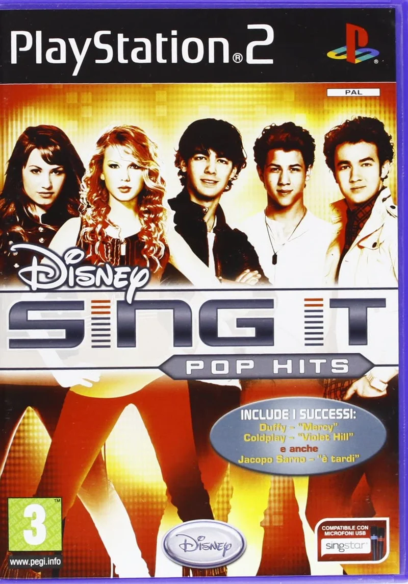 DISNEY SING IT : POP HITS PS2