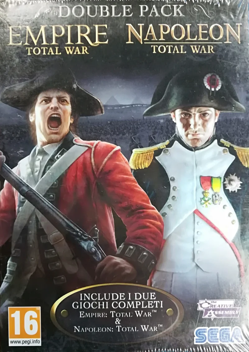 EMPIRE TOTAL WAR + NAPOLEON TOTAL WAR DOUBLE PACK PC EDIZIONE ITALIANA
