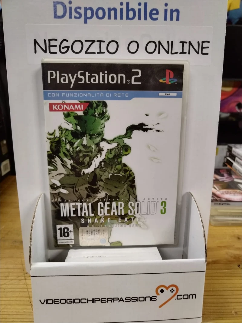METAL GEAR SOLID 3 :SNAKE EATER PS2 (usato garantito)(versione italiana)