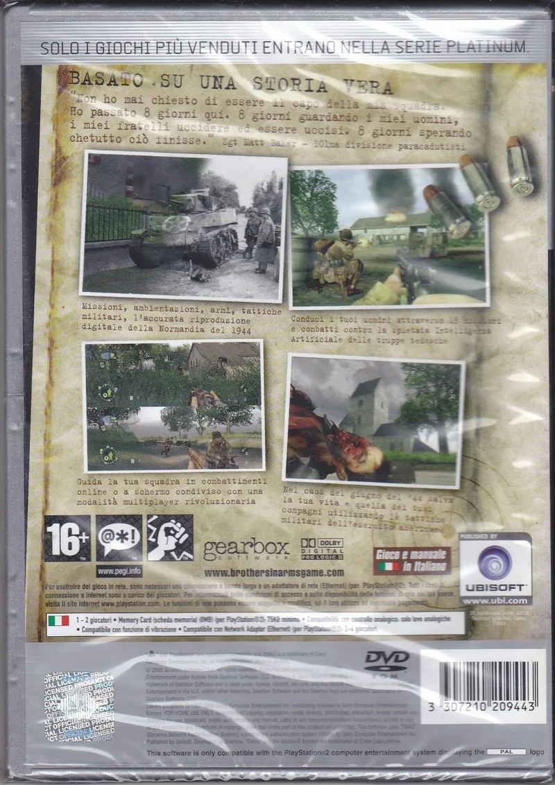 BROTHERS IN ARMS ROAD TO HILL 30 PS2