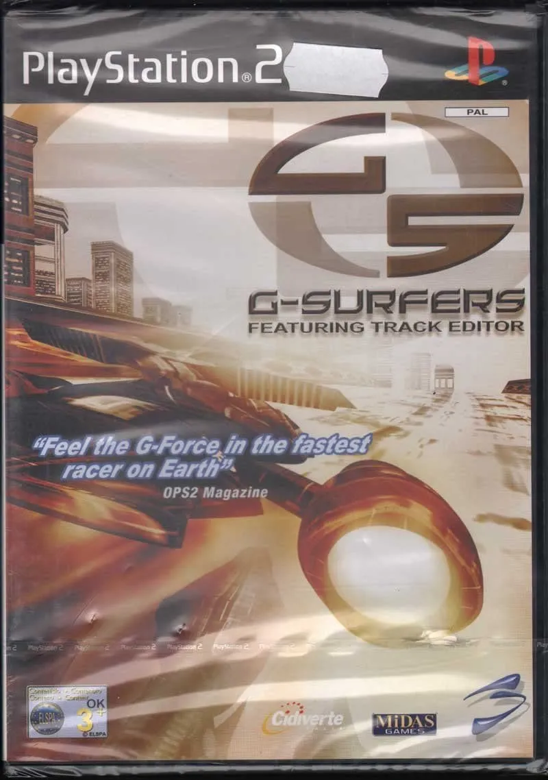 G-SURFERS PS2 ( Futuristic racing game )