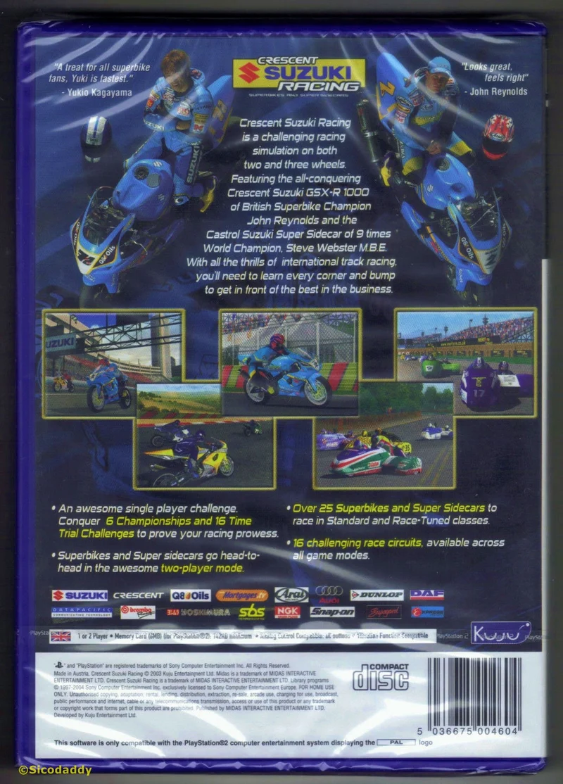 CRESCENT SUZUKI RACING PS2