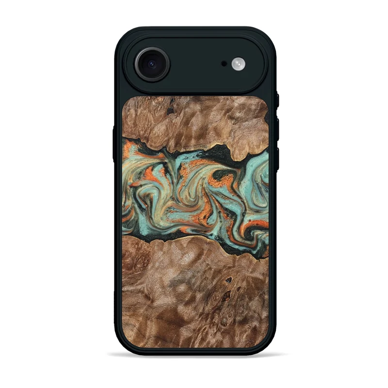 iPhone 17 Air Wood Phone Case - Brandyn (Green, 829395)