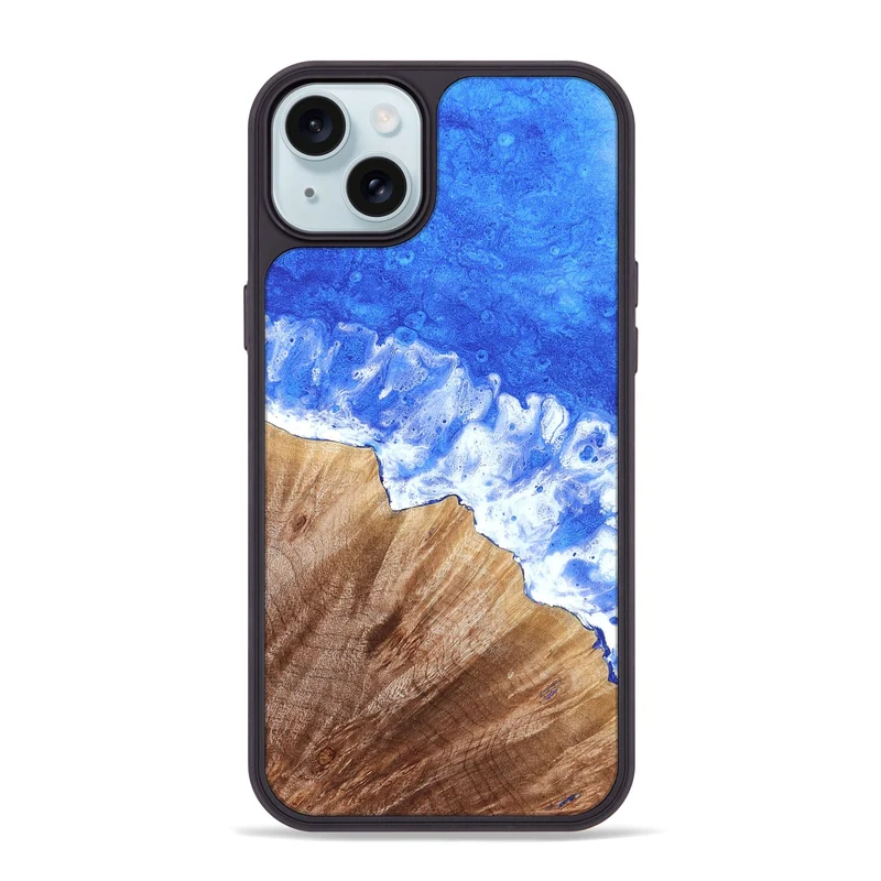 iPhone 15 Plus Wood Phone Case - Carlene (Coastal, 829648)