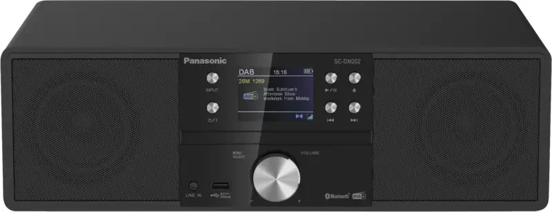 Panasonic Sistema Micro Hi-Fi SC-DM202EG-K
