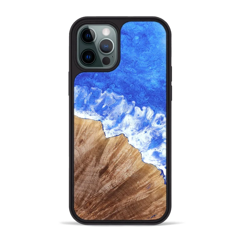 iPhone 12 Pro Max Wood Phone Case - Carlene (Coastal, 829648)