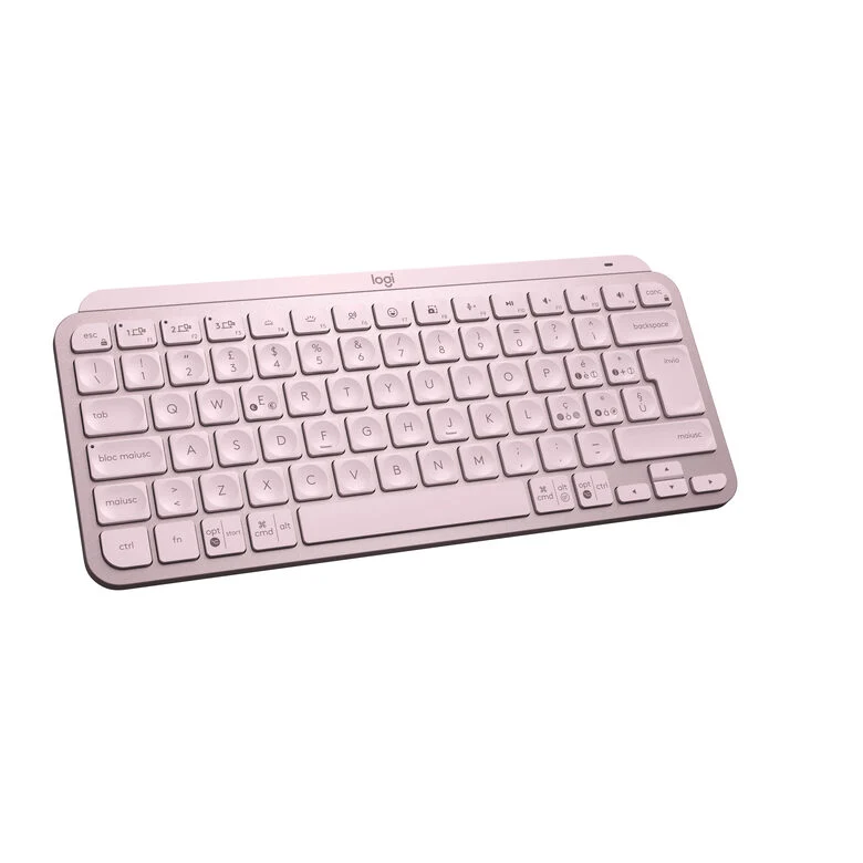 Logitech MX Keys Mini tastiera RF senza fili + Bluetooth QWERTY Italiano Rosa