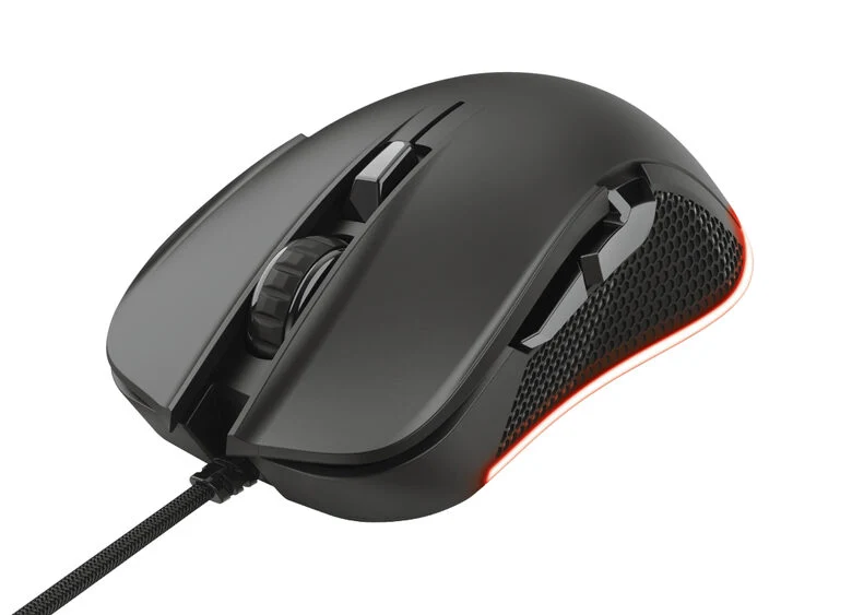 Trust GXT 922 YBAR mouse Mano destra USB tipo A Meccanico 7200 DPI