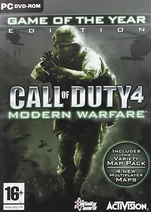 CALL OF DUTY 4 MODERN WARFARE GAME OF THE YEAR EDITION PC EDIZIONE EUROPEA MULTILINGUA ITALIANO