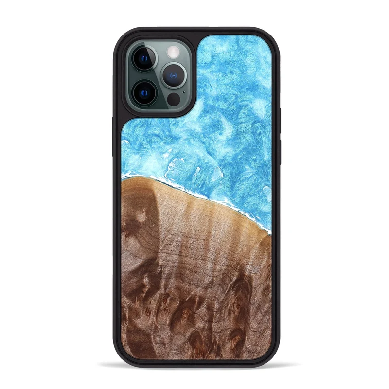 iPhone 12 Pro Max Wood Phone Case - Elenora (Coastal, 829651)