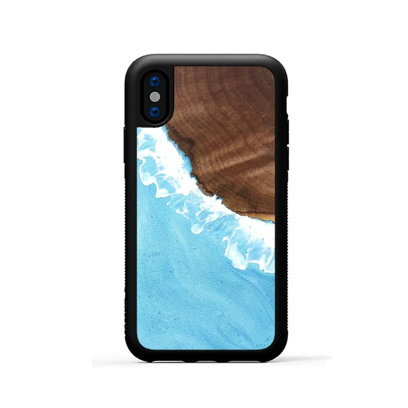 iPhone Xs Wood Phone Case - Novalee (Coastal, 829647)