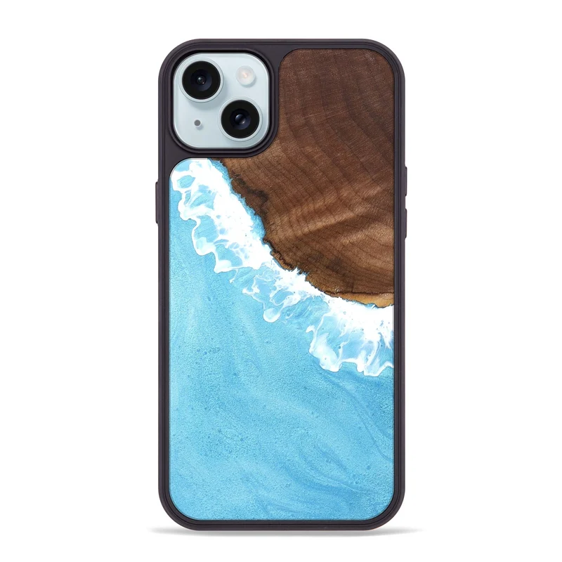 iPhone 15 Plus Wood Phone Case - Novalee (Coastal, 829647)