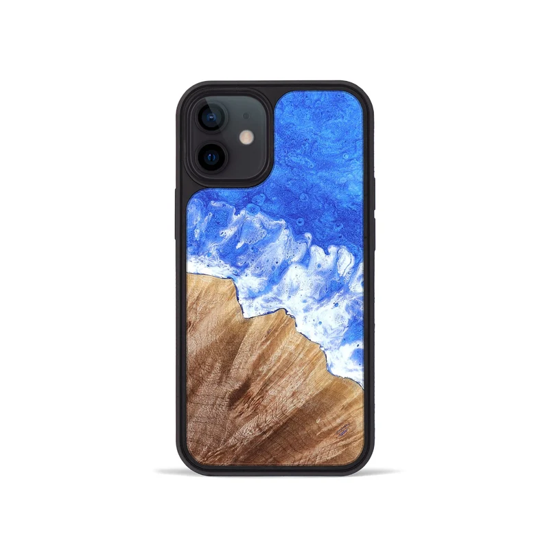 iPhone 12 mini Wood Phone Case - Carlene (Coastal, 829648)