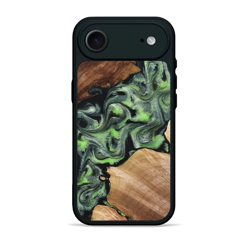 iPhone 17 Air Wood Phone Case - Roni (Green, 829396)
