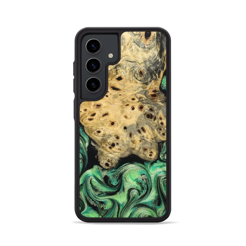 Galaxy S24 Wood Phone Case - Stella (Green, 829394)