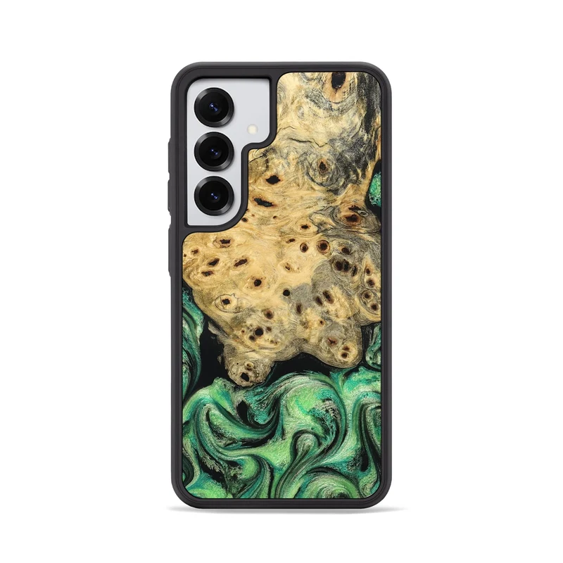 Galaxy S25 Wood Phone Case - Stella (Green, 829394)