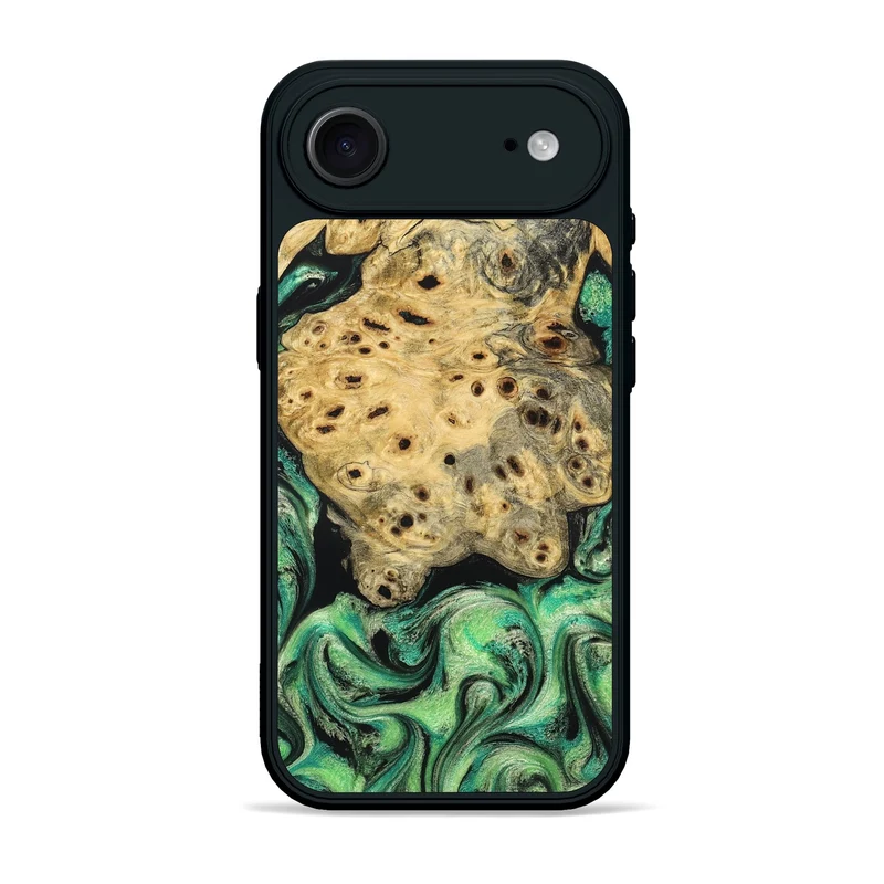 iPhone 17 Air Wood Phone Case - Stella (Green, 829394)