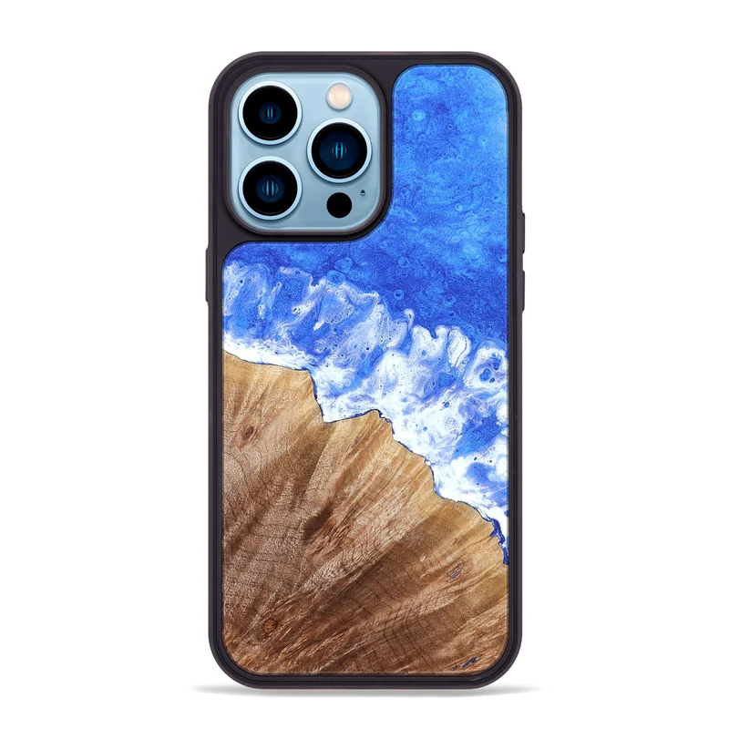 iPhone 14 Pro Max Wood Phone Case - Carlene (Coastal, 829648)