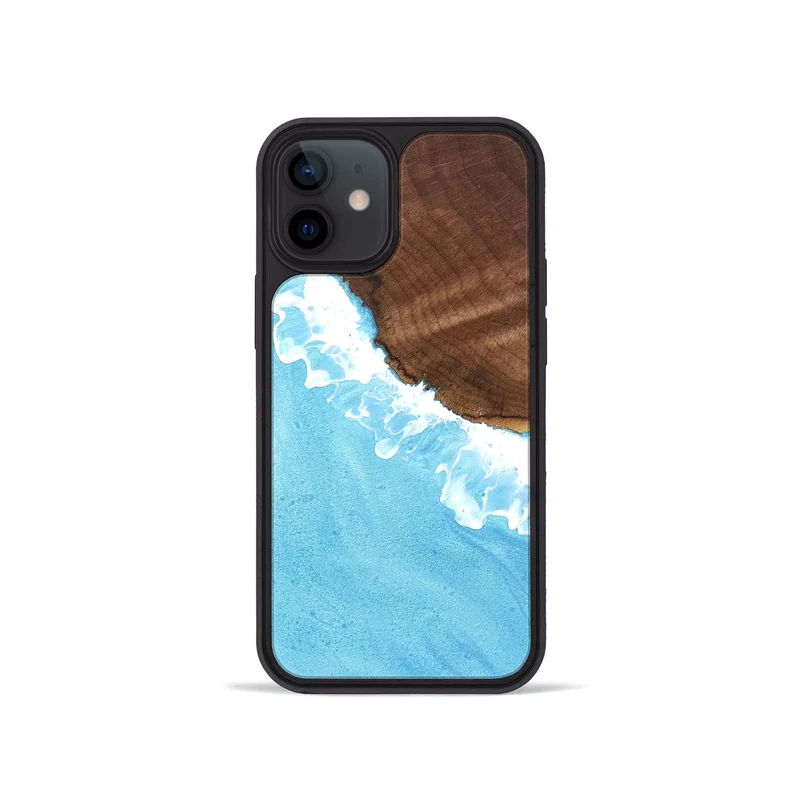 iPhone 12 mini Wood Phone Case - Novalee (Coastal, 829647)
