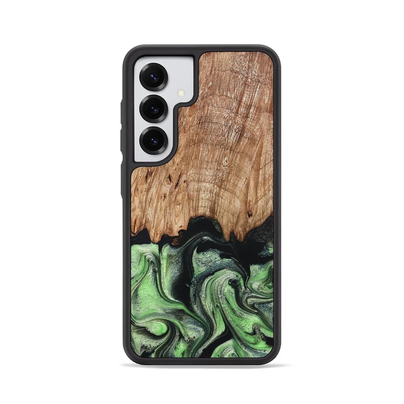 Galaxy S25 Wood Phone Case - Maximus (Green, 829389)