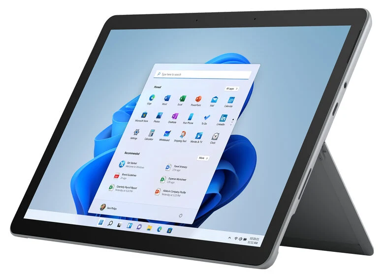 Microsoft Surface Go 3 – 10,5" Processore dual-core Intel® Pentium® Gold 6500Y 8GB/128GB Wi-Fi Platino