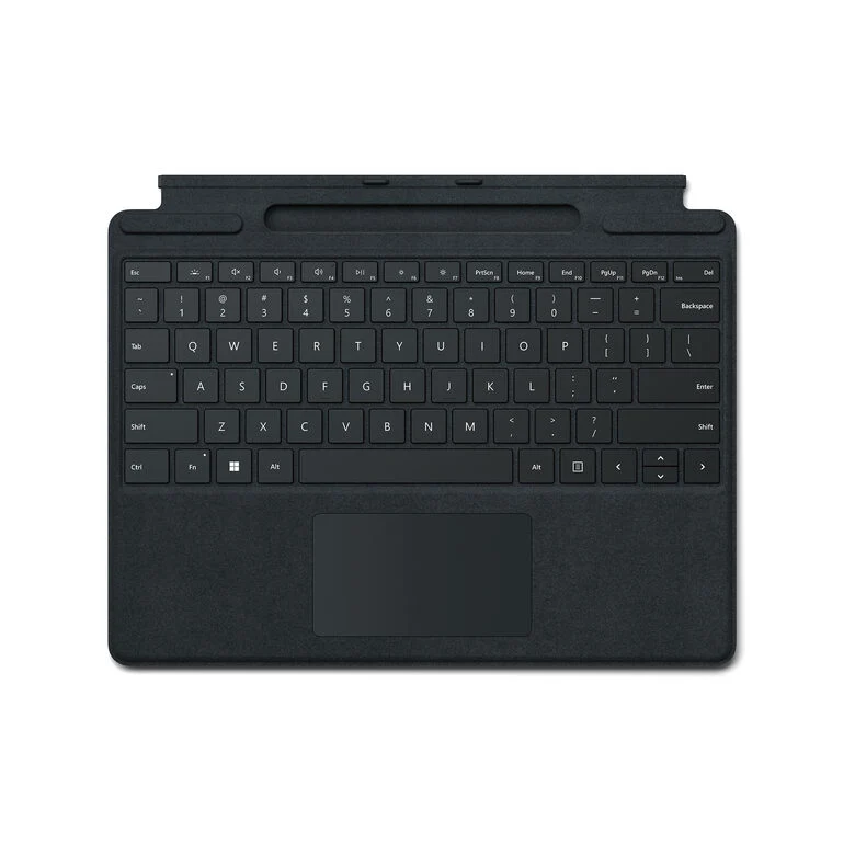 Microsoft Surface Pro X Signature Keyboard with Slim Pen Bundle QWERTY Italiano Microsoft Cover port Nero