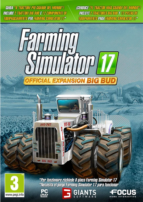 FARMING SIMULATOR 17 OFFICIAL EXPANSION BIG BUD PC EDIZIONE ITALIANA