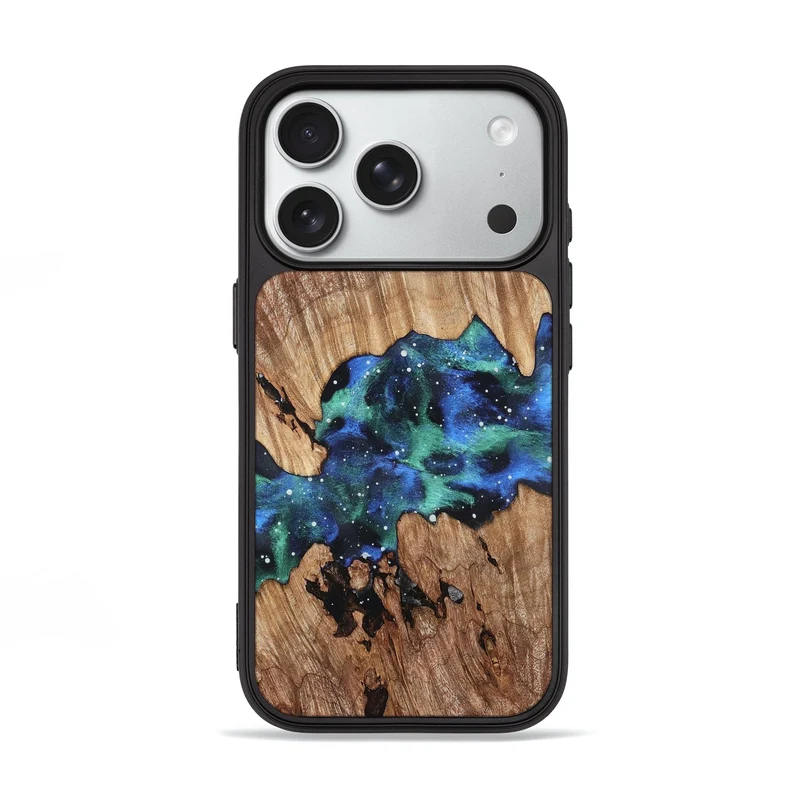 iPhone 18 Pro Wood Phone Case - David (Cosmos, 829628)