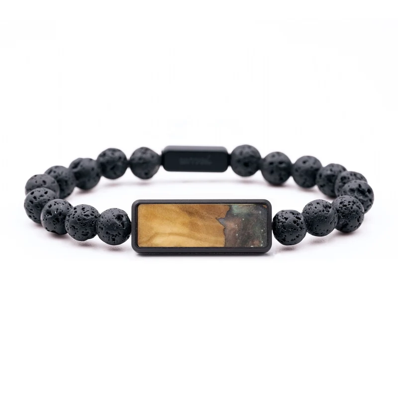 Lava Bead Wood Bracelet - Messiah (Cosmos, 829602)