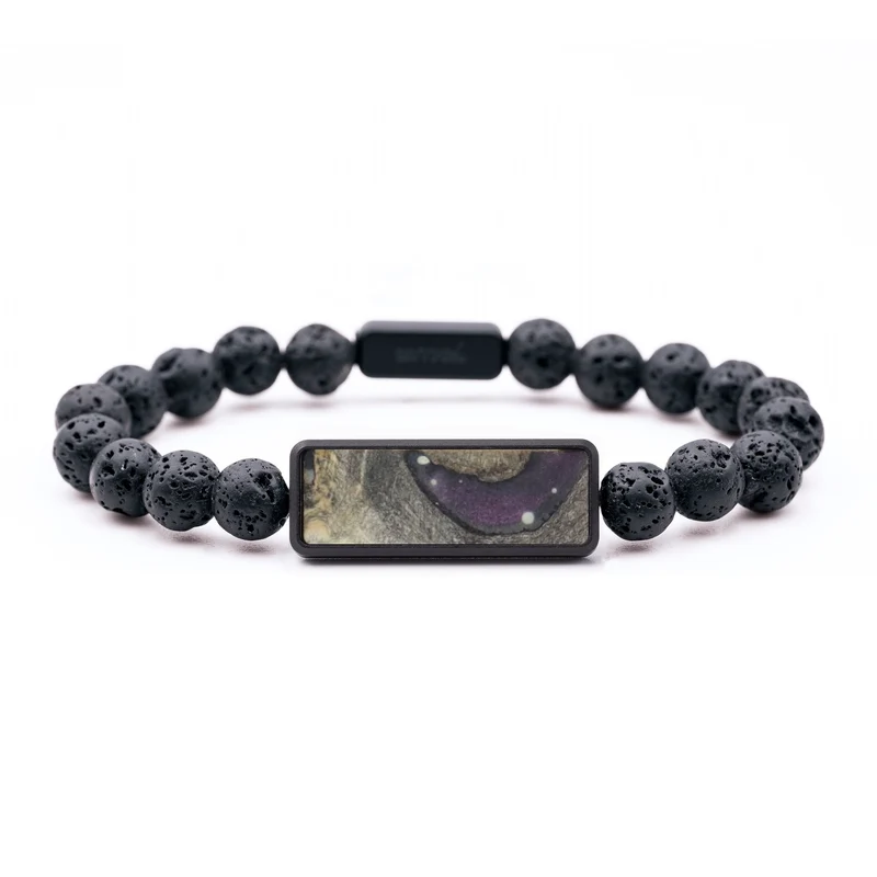 Lava Bead Wood Bracelet - Ty (Cosmos, 829599)