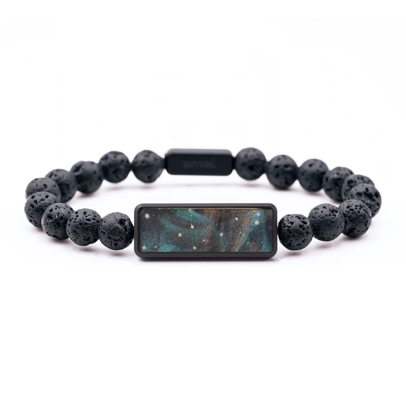 Lava Bead Wood Bracelet - Lilith (Cosmos, 829591)