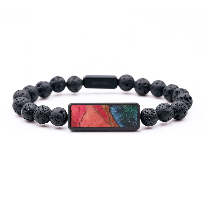 Lava Bead Wood Bracelet - Conner (Cosmos, 829586)