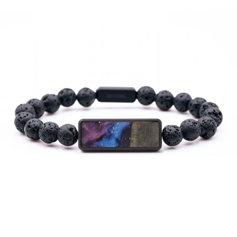 Lava Bead Wood Bracelet - Mercedes (Cosmos, 829584)