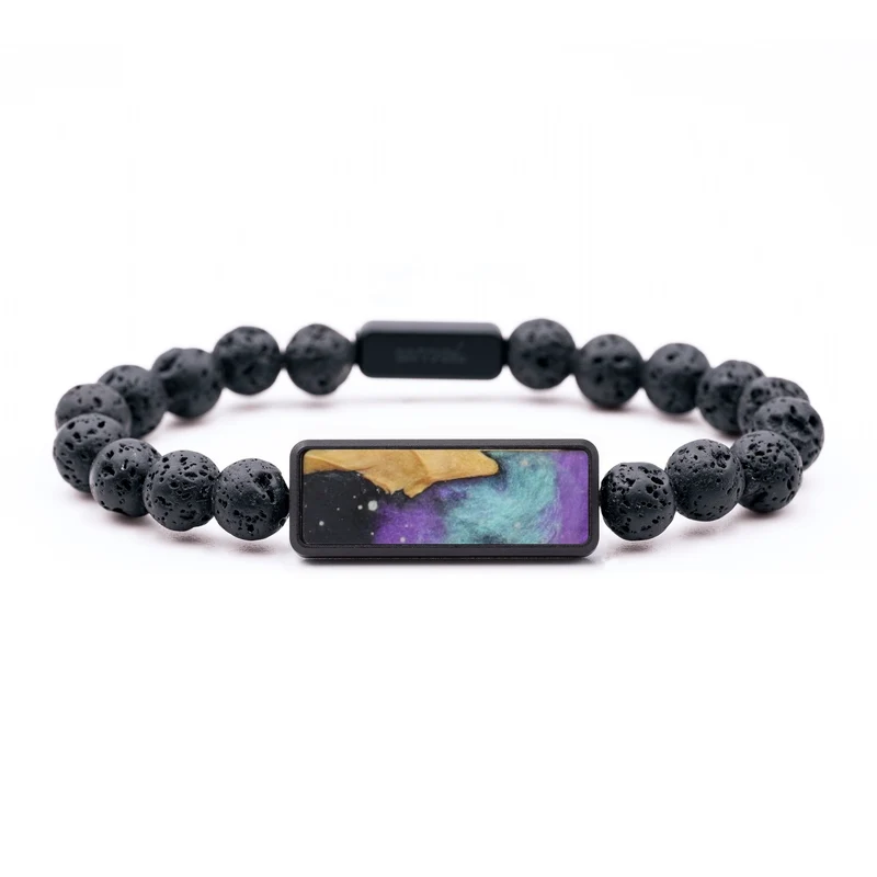 Lava Bead Wood Bracelet - Moises (Cosmos, 829580)