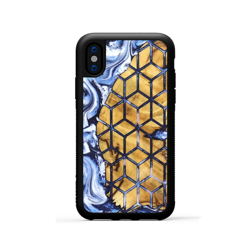 iPhone Xs Wood Phone Case - Keshawn (Pattern, 829364)