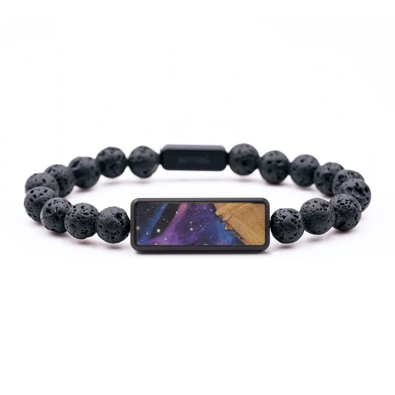 Lava Bead Wood Bracelet - Rhett (Cosmos, 829577)