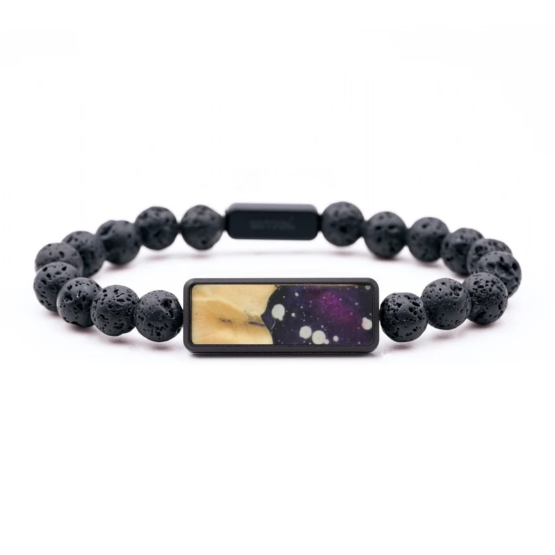 Lava Bead Wood Bracelet - Connie (Cosmos, 829572)
