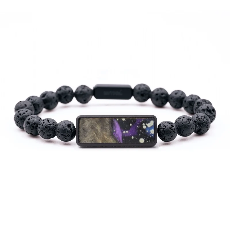 Lava Bead Wood Bracelet - Darren (Cosmos, 829569)