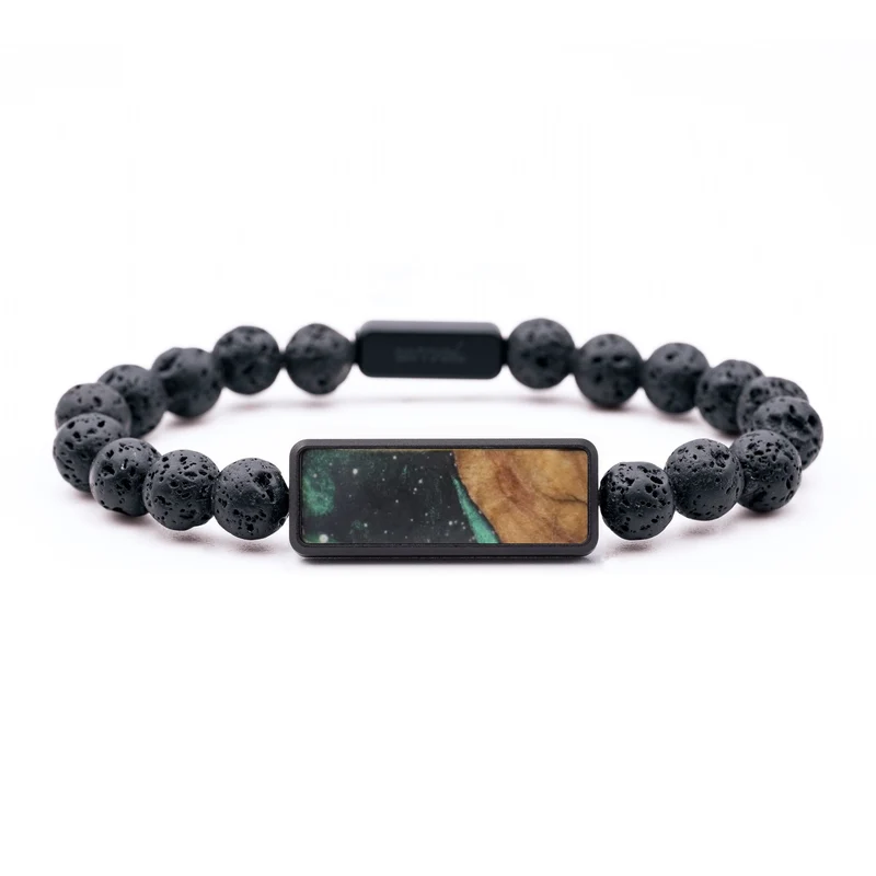 Lava Bead Wood Bracelet - Orion (Cosmos, 829566)