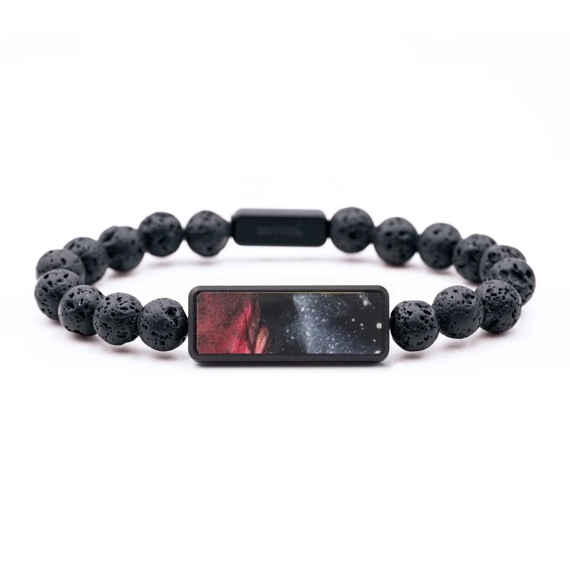 Lava Bead Wood Bracelet - Sherry (Cosmos, 829563)